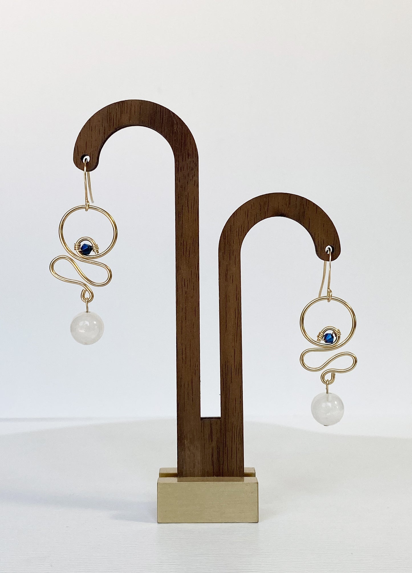 Eye x Moonstone Earrings