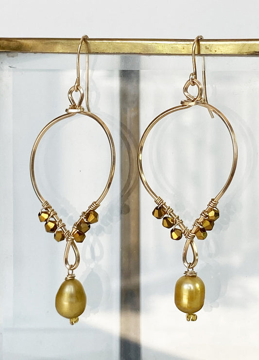 Pearl Twist Earrings