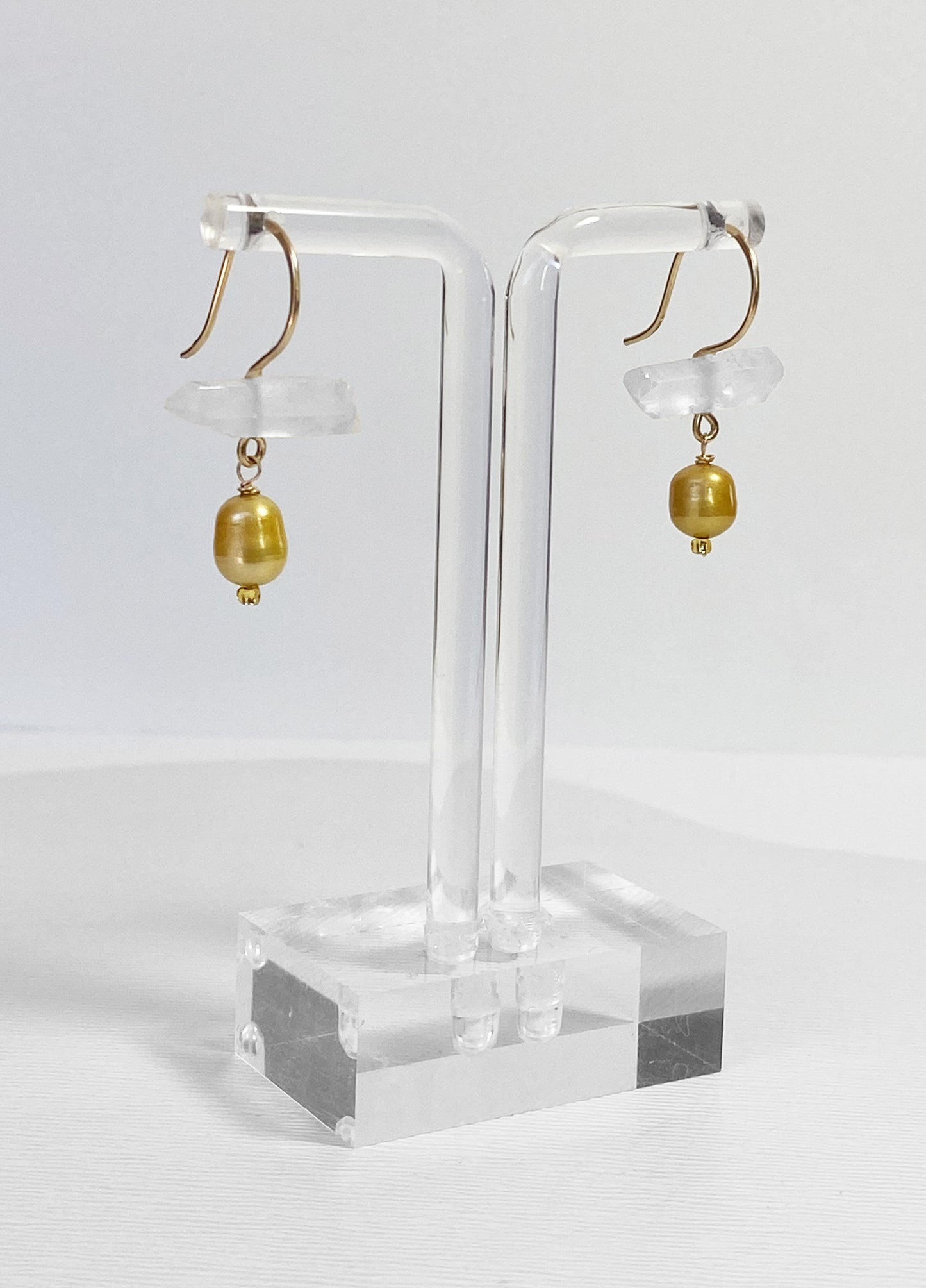 Pearl x Quartz Earrings