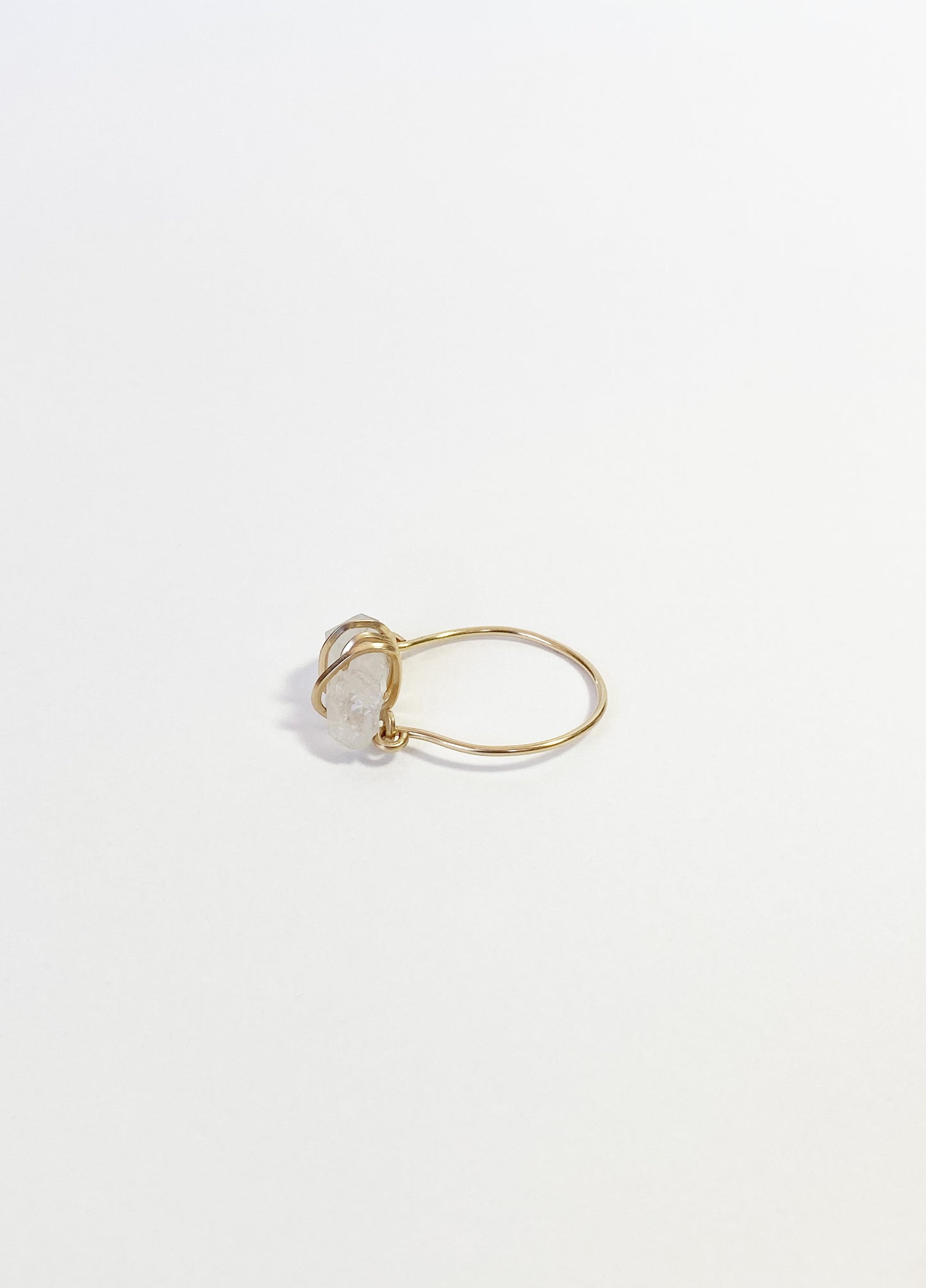 Gold Quartz Ring