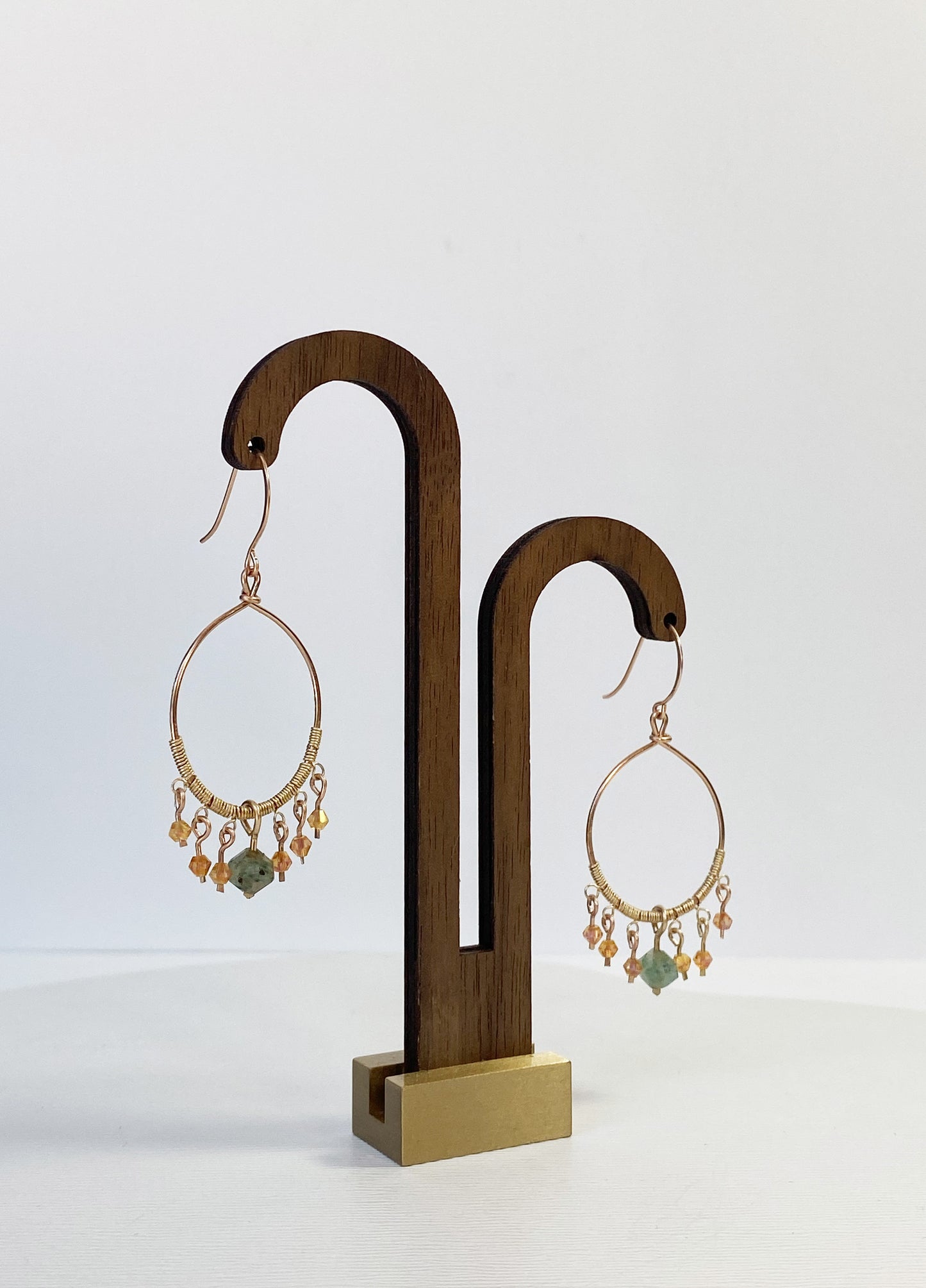 Quartz Chandelier Earrings