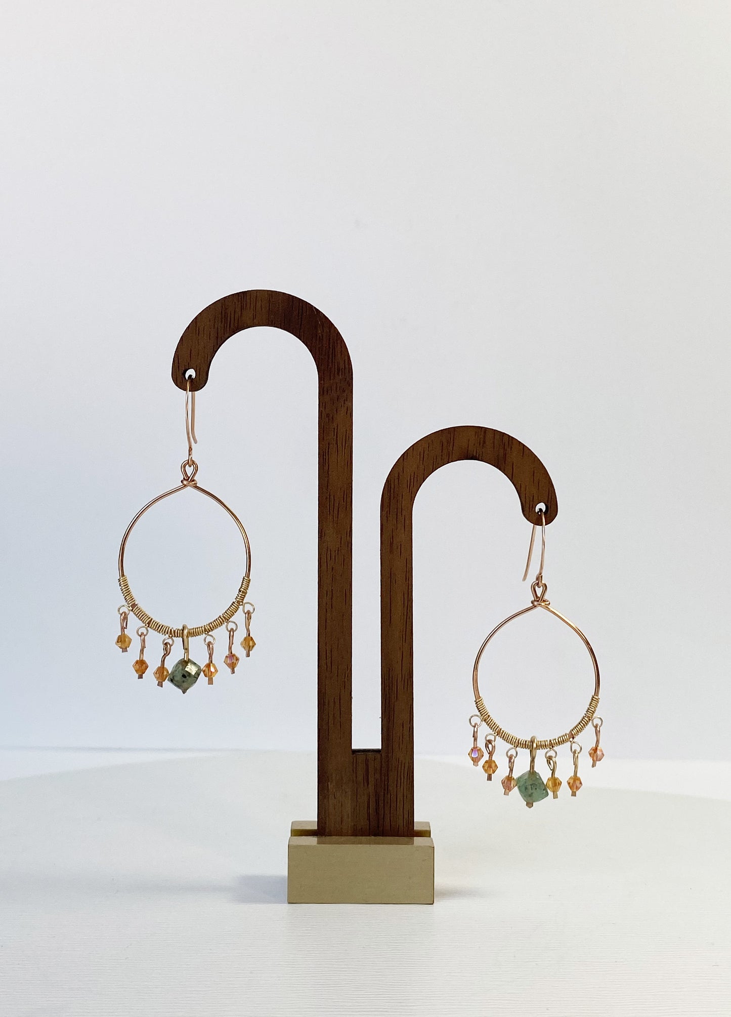 Quartz Chandelier Earrings