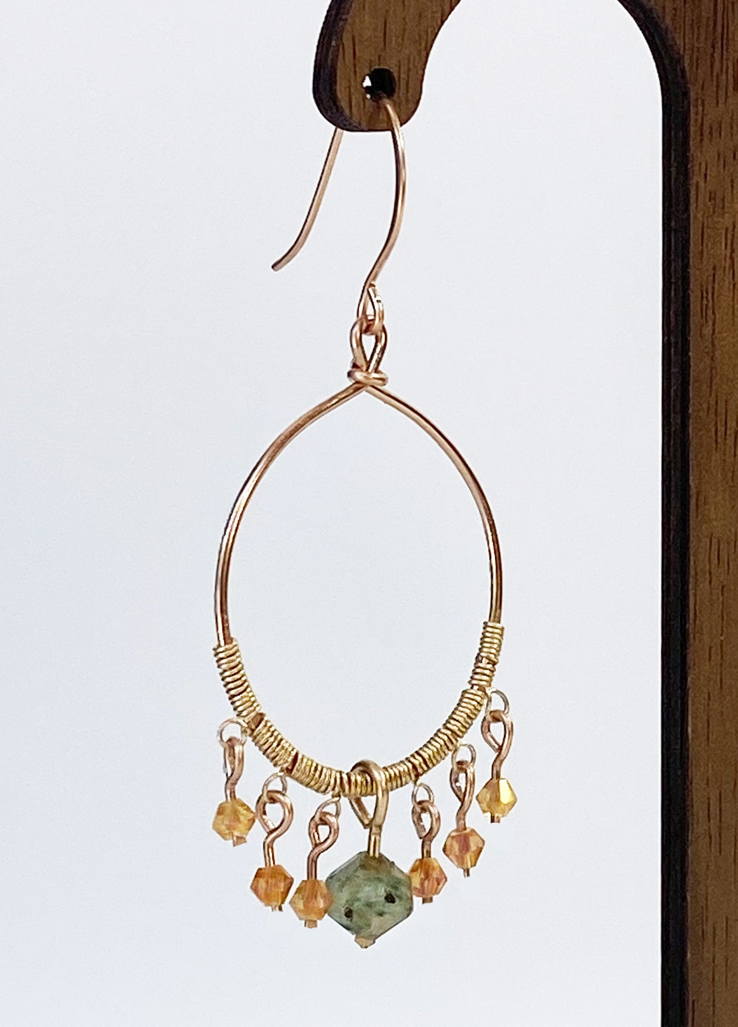 Quartz Chandelier Earrings